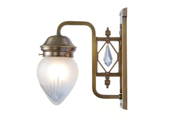 PANNON I - Brass wall lamp by Patinas Lighting - view 3
